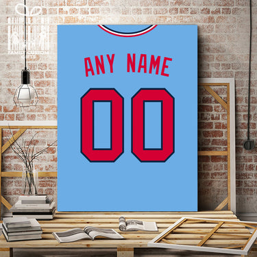 Minnesota Jersey Custom Canvas Print Wall Art for Boy Girl Men Women Baseball Personalized Canvas Art
